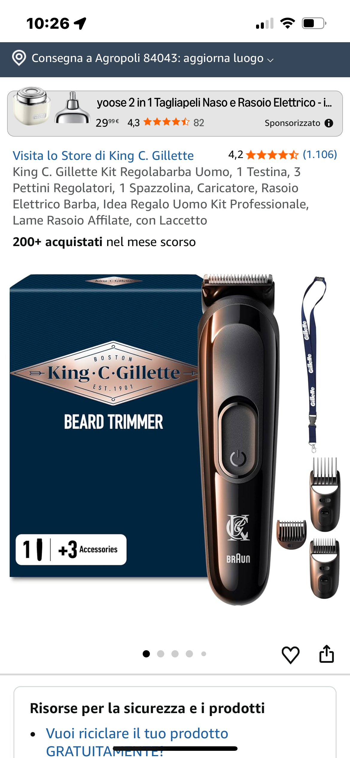 Kit  regolabarba
