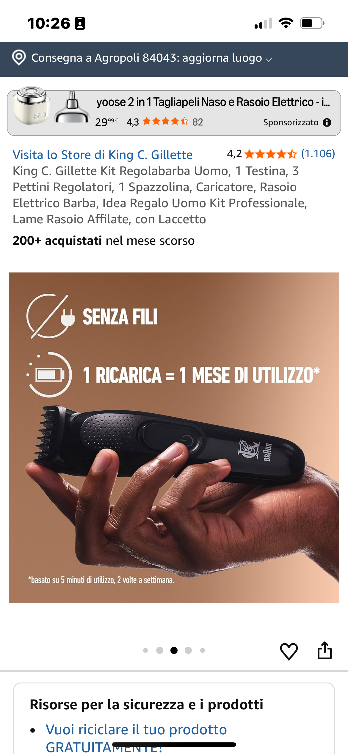 Kit  regolabarba