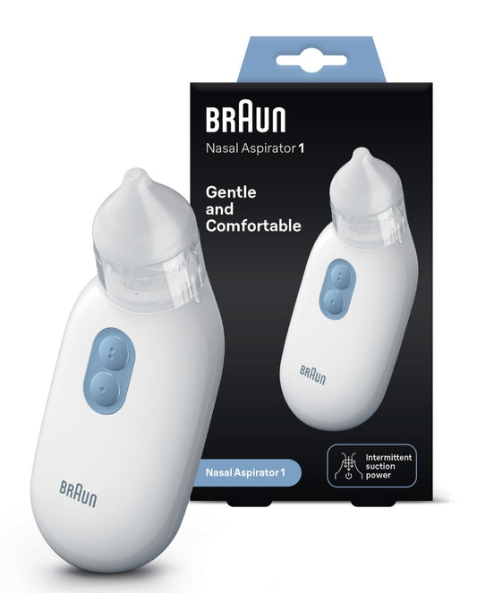 Questo Aspiratore Nasale Braun 1 elettrico è progettato con due livelli di aspirazione delicata per rimuovere rapidamente il muco.Include due punte intercambiabili di diverse dimensioni, adatte sia per neonati che per bambini più grandi.È un dispositivo s